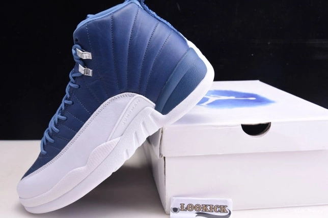 Kicktheory Stone Blue Air 130690-404 Jordan 12 Retro 0818